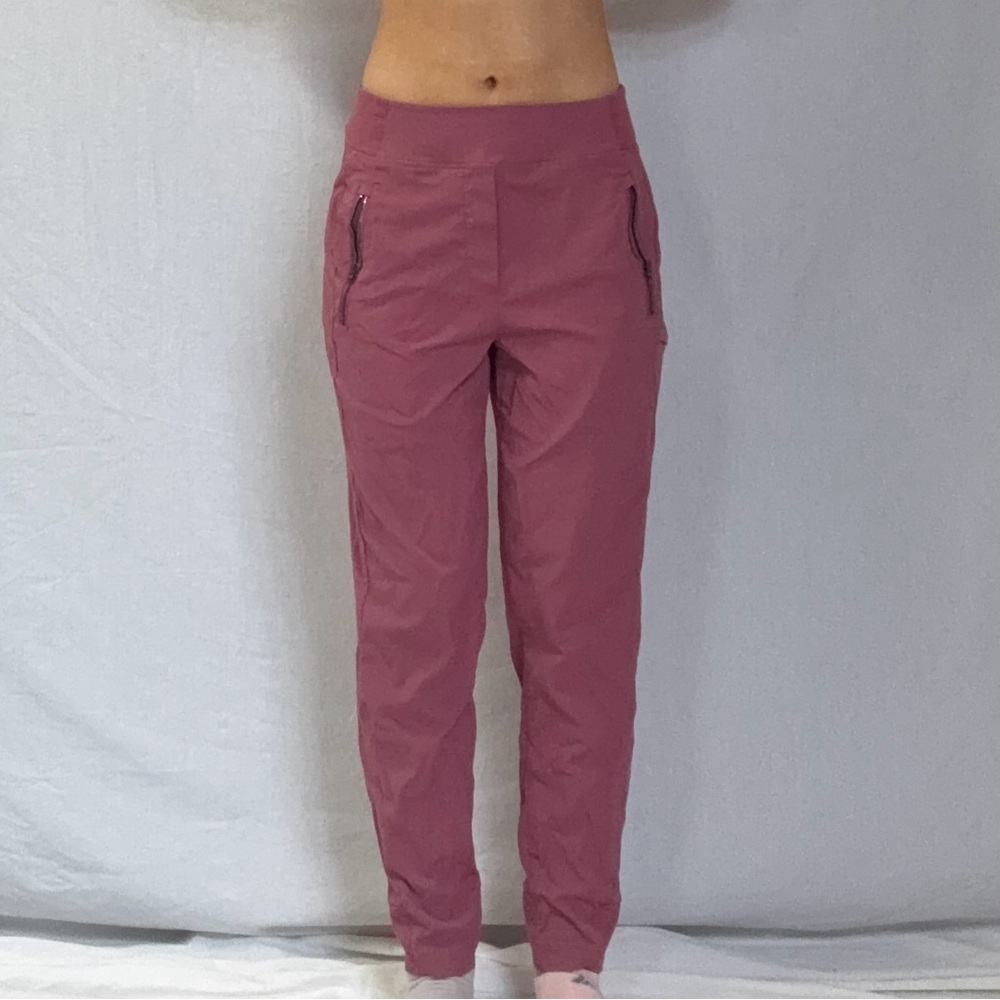 Women’s High-Waist Zip Pocket Jogger Pants - Rose